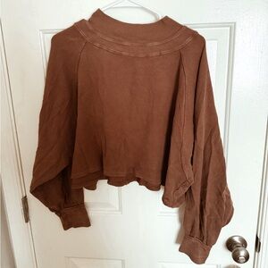 Free People We The Free Waffle Knit Top